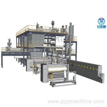 Non-woven fabric slitting and rewinding machine